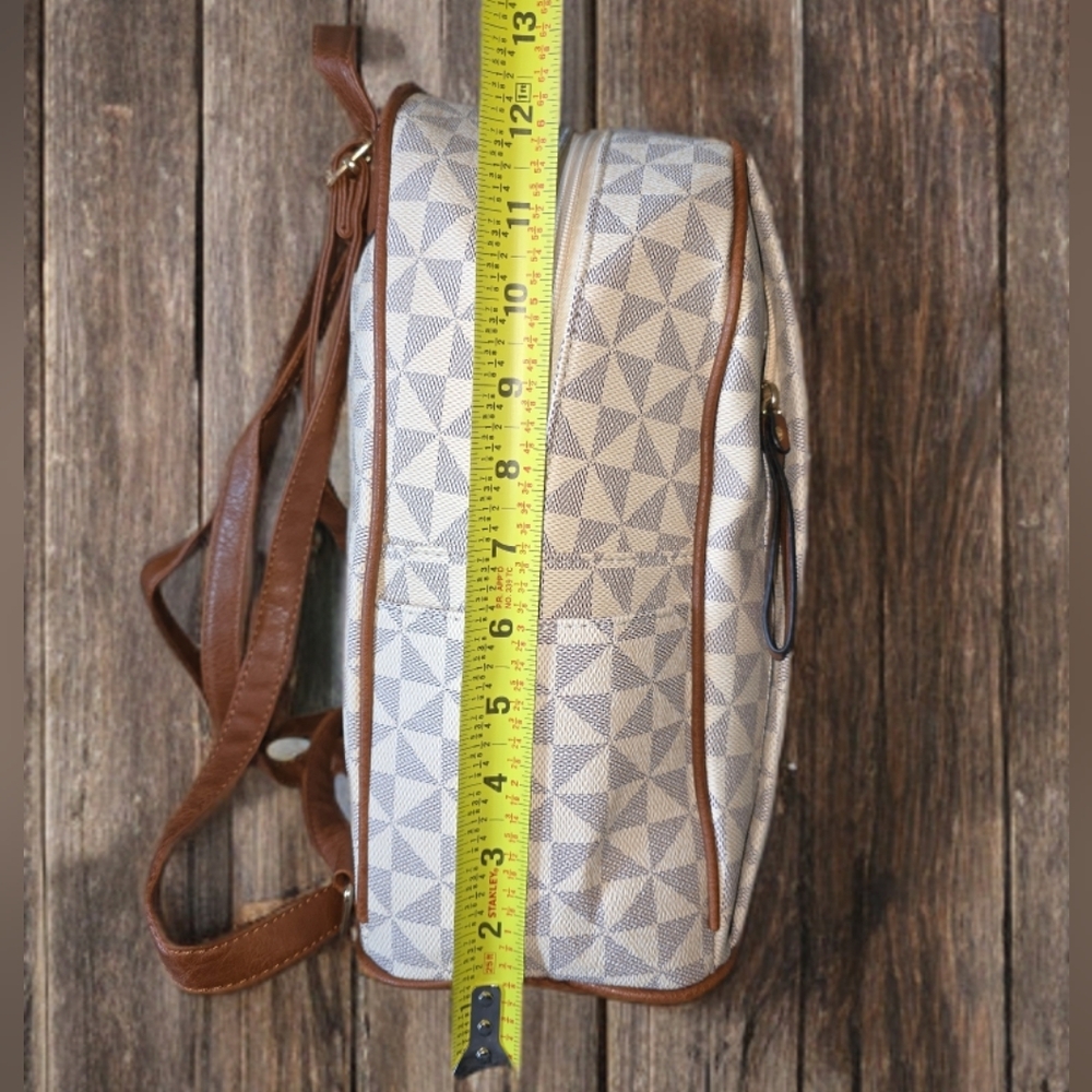 Geometric Patterned Backpack - Picture 6 of 11